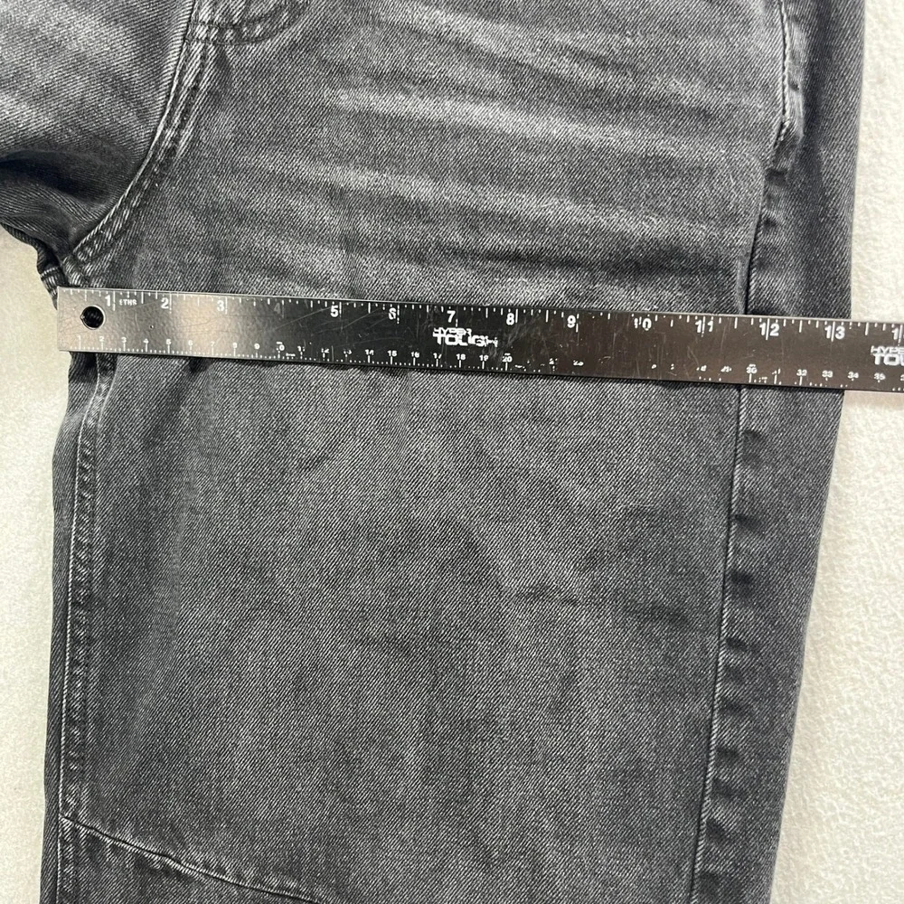 BDG Urban Outfitters Barrel Jeans Womens 31W Black High Rise Tapered Denim Pants